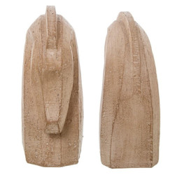 Set 2 sujetalibros marron claro