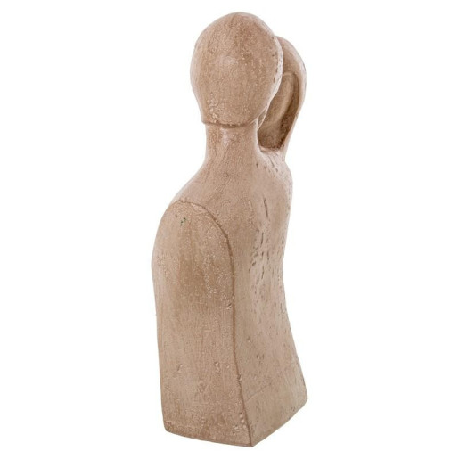 Figura pareja marron claro