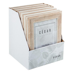 Set 12 portafotos natural