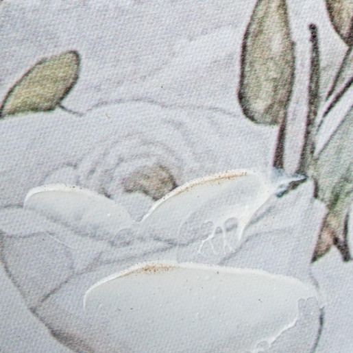 Set 2 cuadros lienzo blanco, verde y gris