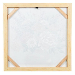 Set 2 cuadros lienzo blanco, verde y lila