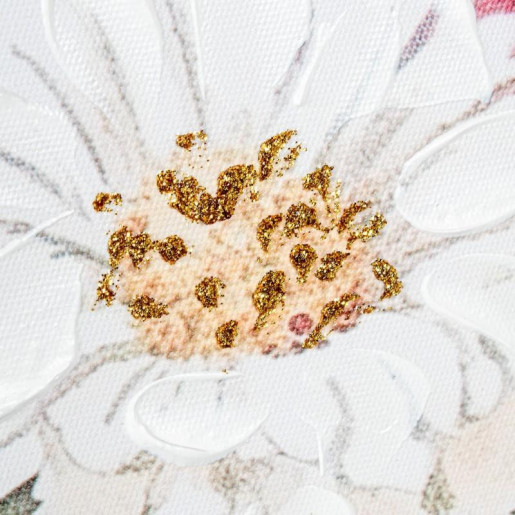 Set 2 cuadros lienzo blanco, verde y lila