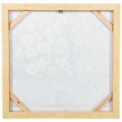 Set 2 cuadros lienzo blanco, verde y azul