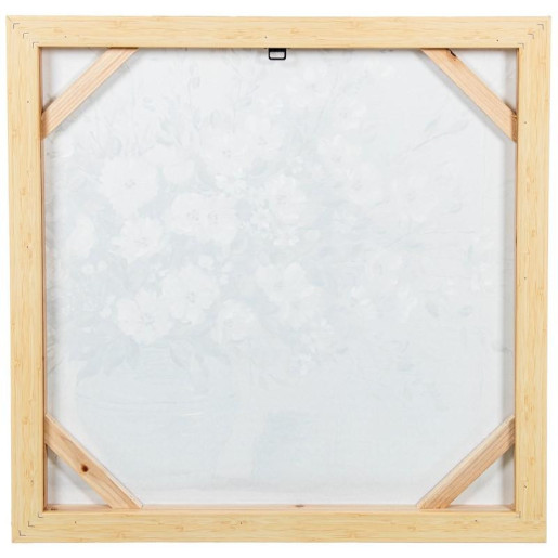 Set 2 cuadros lienzo blanco, verde y azul