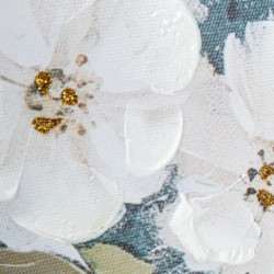 Set 2 cuadros lienzo blanco, verde y azul