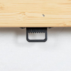 Set 2 cuadros lienzo blanco, amarillo y rosa