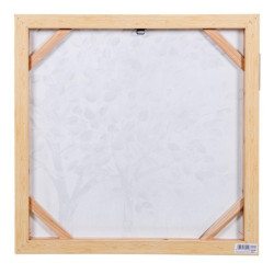 Set 2 cuadros lienzo blanco, verde