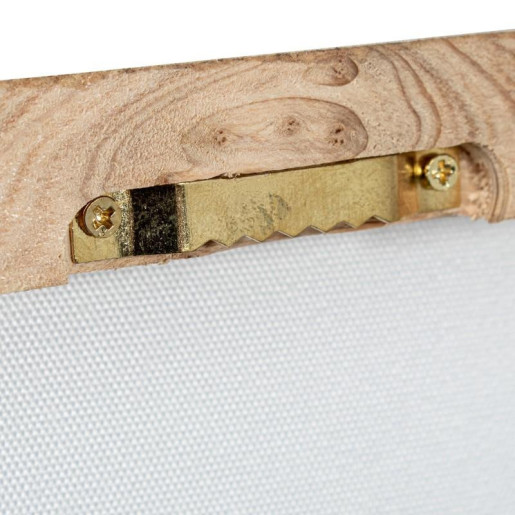 Set 2 cuadros lienzo blanco, beige y negro