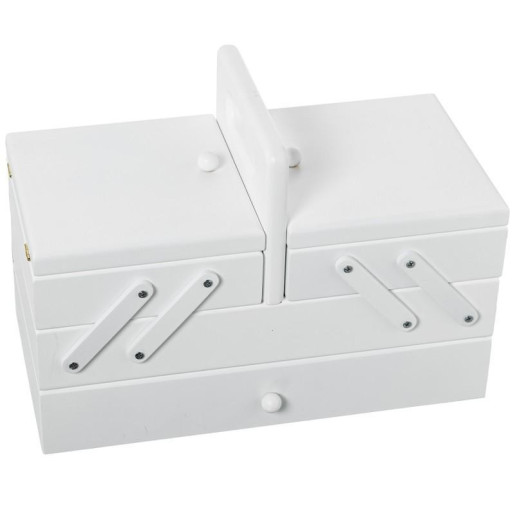 Costurero tipo acordeon blanco