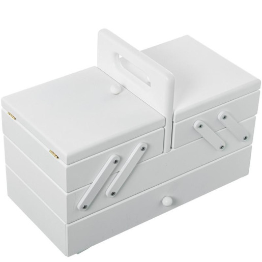 Costurero tipo acordeon blanco