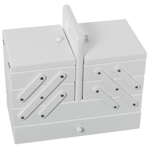 Costurero tipo acordeon blanco