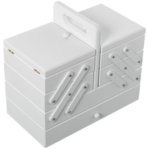 Costurero tipo acordeon blanco