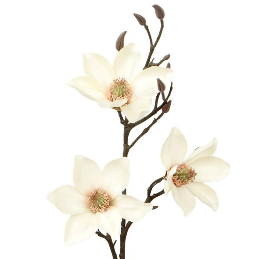 Set 6 Set 6 flores artificiales crema