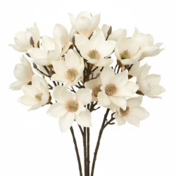 Set 6 Set 6 flores artificiales crema