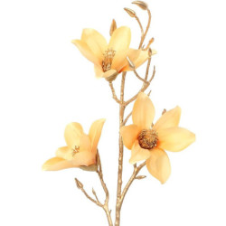 Set 6 flores artificiales amarillas