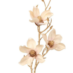 Set 6 flores artificiales rosa