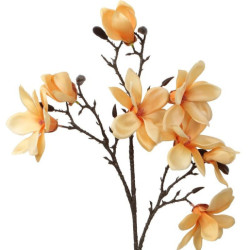 Set 6 flores artificiales amarillas