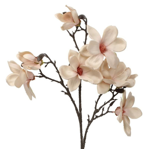 Set 6 flores artificiales rosa