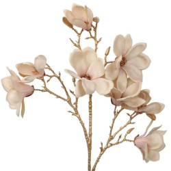 Set 6 flores artificiales rosa