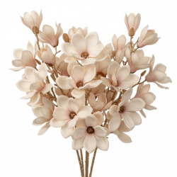 Set 6 flores artificiales rosa