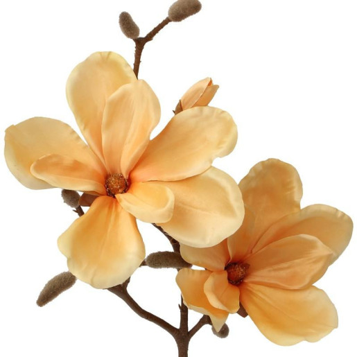 Set 12 flores artificiales amarillas