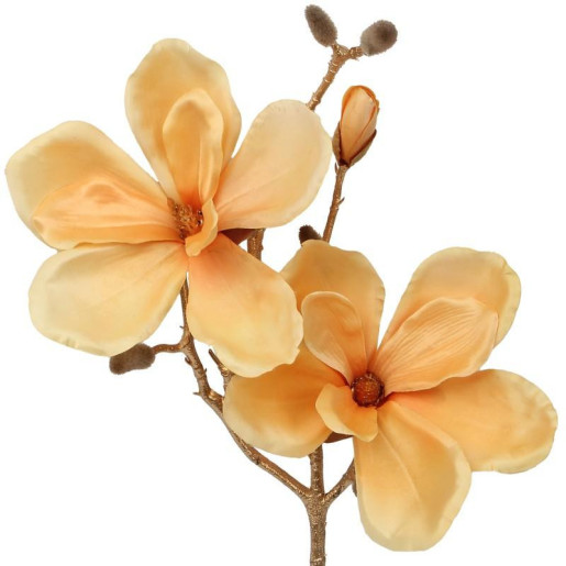 Set 12 flores artificiales amarillas