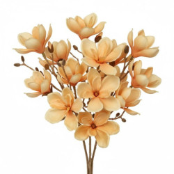 Set 12 flores artificiales amarillas