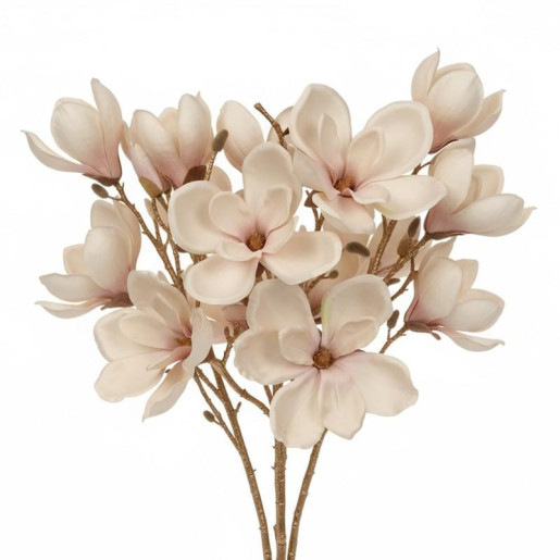 Set 12 flores artificiales rosa