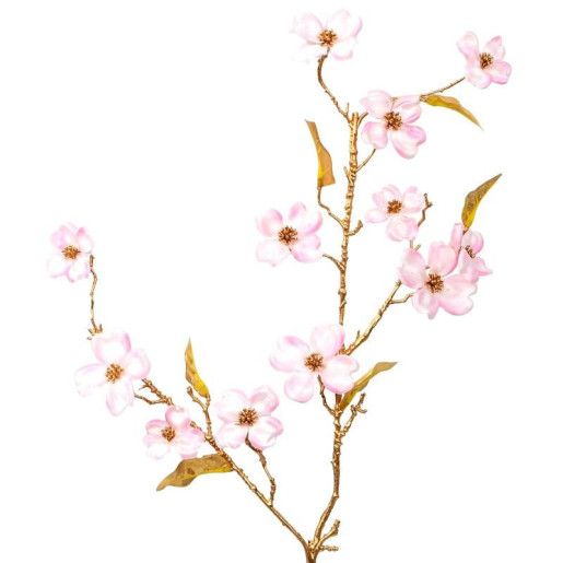 Set 12 flores artificiales rosa