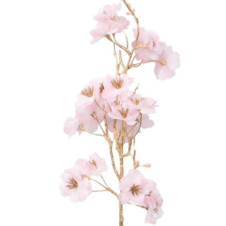 Set 12 flores artificiales rosa