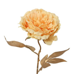 Set 12 flores artificiales amarillas