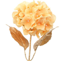 Set 12 flores artificiales amarillas