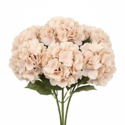 Set 12 flores artificiales rosa
