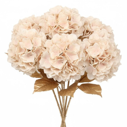 Set 12 flores artificiales rosa