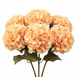 Set 6 flores artificiales amarillas