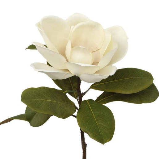 Set 12 flores artificiales crema