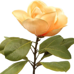 Set 12 flores artificiales amarillas