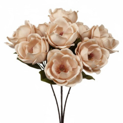 Set 12 flores artificiales rosa