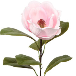 Set 12 flores artificiales fucsia