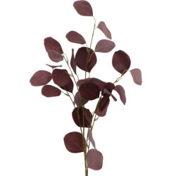 Set 12 flores artificiales burdeos