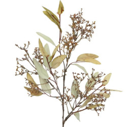 Set 12 flores artificiales amarillas