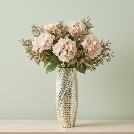 Set 12 flores artificiales amarillas