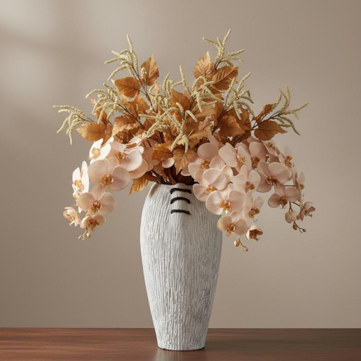 Set 12 flores artificiales natural