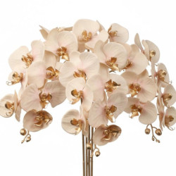 Set 12 flores artificiales  rosa