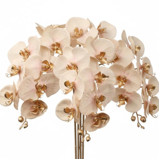 Set 12 flores artificiales  rosa