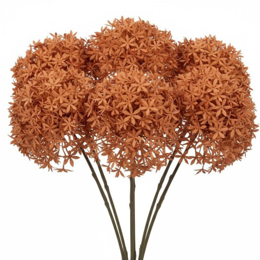 Set 12 flores artificiales rosa