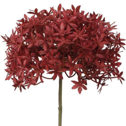 Set 12 flores artificiales marron