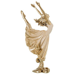 Figura bailarina dorado