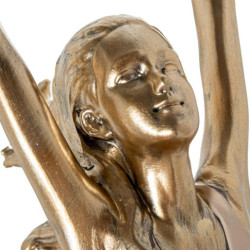 Figura bailarina dorado
