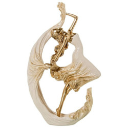 Figura bailarina dorado